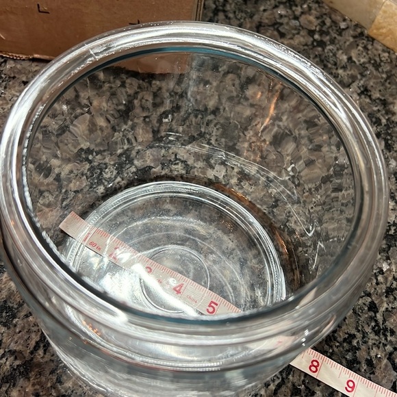 Anchor Hocking 3 Quart glass jar with lid NIB - Picture 6 of 10